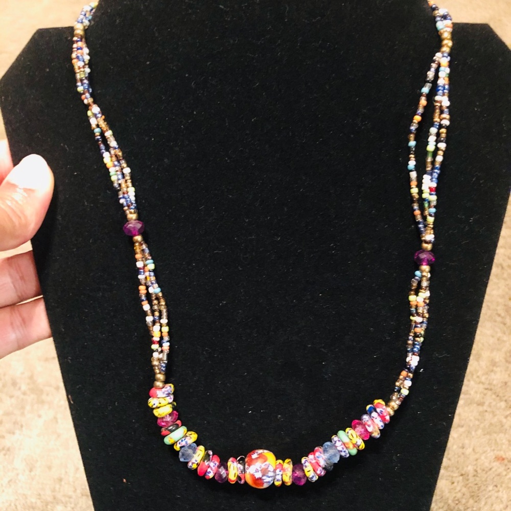 Multicolored Beaded Necklace